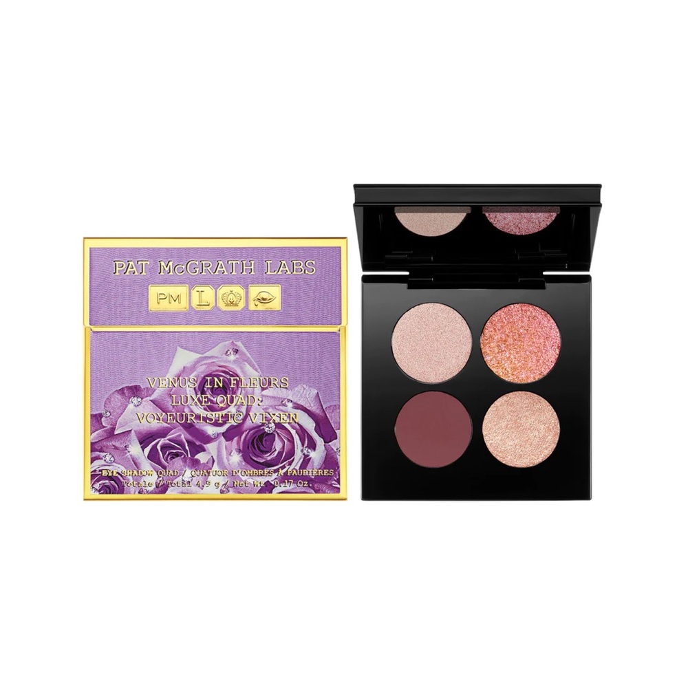 NWT Pat McGrath Venus In Fleurs Luxe Quad: Voyeuristic Vixen Full Size